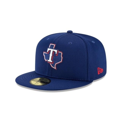 Sapca New Era Texas Rangers MLB Clubhouse Collection 59FIFTY Fitted - Albastri